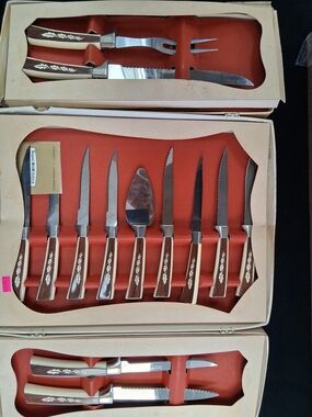 Vintage Sheffield English Blades 19pc Treasure Chest Set , Item 124